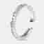 0.63 cts Round Lab Grown Diamonds 18k White Gold Ring Size 55