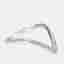 0.28 cts Round Lab Grown Diamonds 18k White Gold Ring Size 55