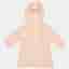 Chlo&eacute; Kids Pink Cable Knit Hooded Sweater 6M