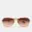 Coach Multicolor Brown Gradient HC7003 L012 Kristina Aviator Sunglasses