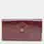 Louis Vuitton Sarah Purple Coated Canvas Continental Wallet