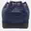 Chanel Black Blue Leather Gabrielle Backpack