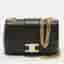Celine Black Leather Mini Victoire Shoulder Bag