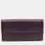 Louis Vuitton Sarah Purple Leather Continental Wallet