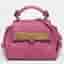 Salvatore Ferragamo Pink Python Mini Sofia Top Handle Bag