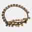 Chanel 93P Vintage Layered Coin Medallion Gold Plated Double Chain Women's Belt 90cm
