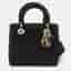 Dior Black Cannage Embroidered Canvas Medium Lady D-Lite Tote