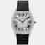 Cartier Tortue WA503851 Manual Winding Silver Dial 18k White Gold Women's Wristwatch 34mm