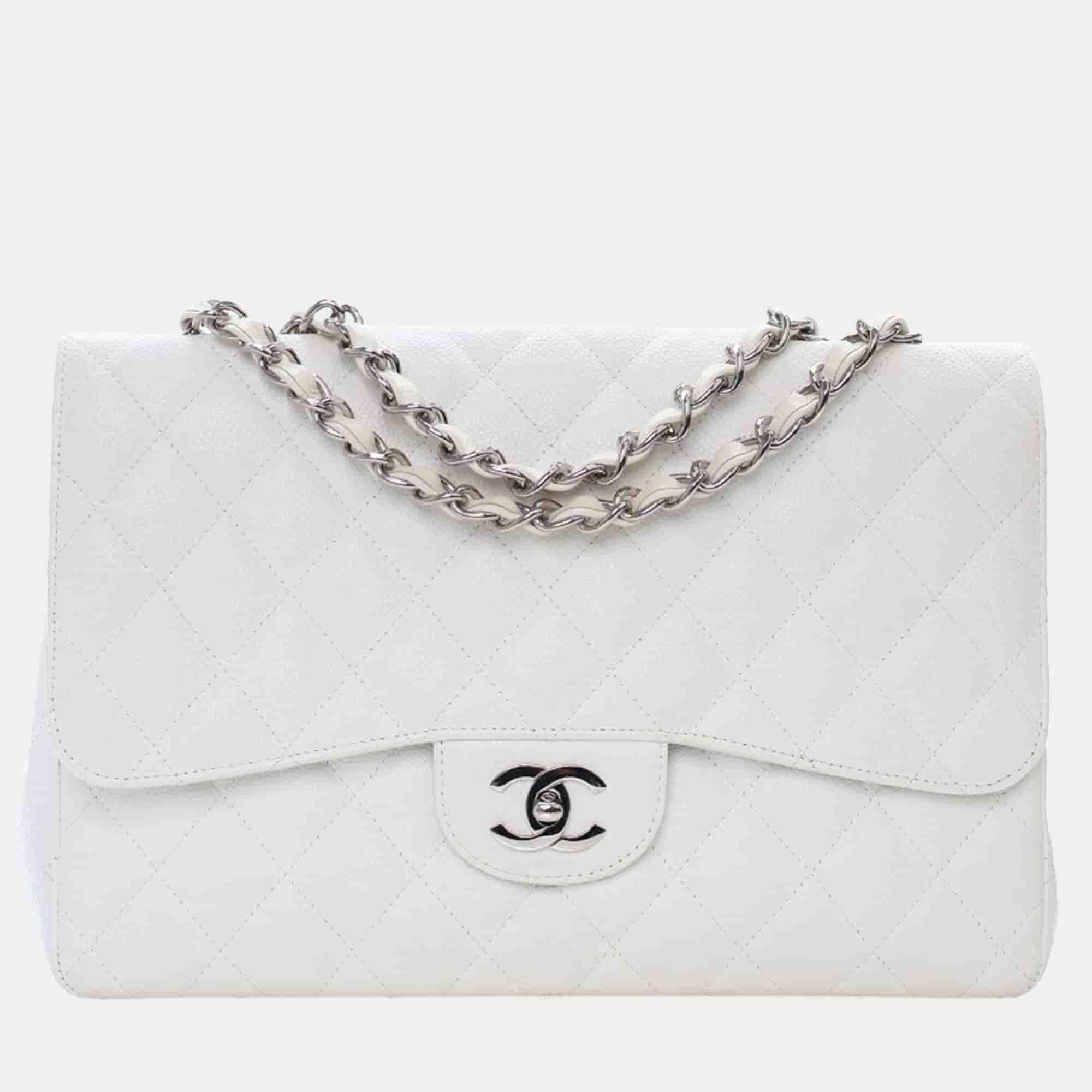 Chanel Jumbo Caviar Classic Single Flap Bag