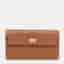 Hermes Kelly Pocket Gold Madame Leather Long Wallet