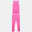 Fendi Kids Pink FF Print Jersey Top and Leggings Set 10Yrs