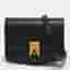 Alaia Le Papa Small Black Leather Shoulder Bag