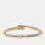 5.30 cts Round Brilliant Lab Grown Diamonds 18k Rose Gold Tennis Bracelet