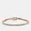3.50 cts Round Brilliant Cut Lab Grown Diamonds 18k Rose Gold Tennis Bracelet