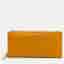 Michael Kors Yellow Leather Zip Around Wallet
