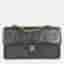 Chanel Black Lambskin Medium Classic Single Flap Shoulder Bag