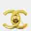 Chanel Vintage 1996 CC Turnlock Gold Plated Women's Brooch