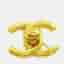 Chanel Turnlock 1996 Gold Plated Women's Brooch