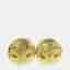 Chanel Button Earrings Clip-On Gold