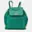 Chanel Business Affinity Coco Mark Green Caviar Leather Backpack