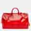 Louis Vuitton Keepall Bandouliere 50 Red Monogram PVC Duffel Bag