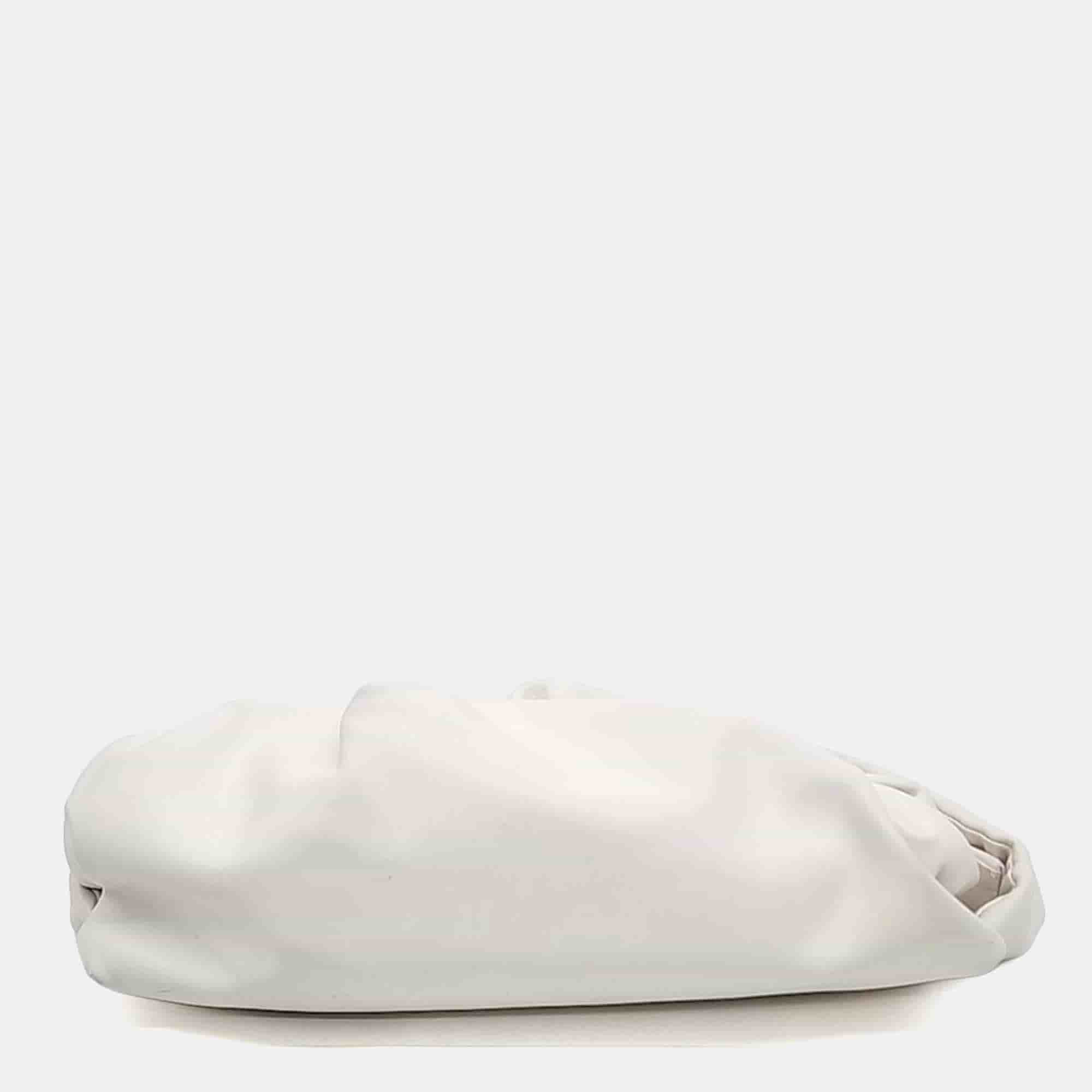 Bottega Veneta White Leather Belt Bag