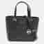 Michael Kors Jet Set Travel Extra Small Black Leather Tote