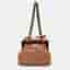Chloe Beige Leather Frame Shoulder Bag