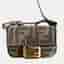 Fendi Mini baguette shoulder bag monogram with charm