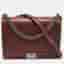 Chanel Boy Large Burgundy Quilted Lambskin Leather Flap Bag