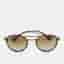 Prada Black Gradient SPR 56X Round Sunglasses