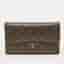 Chanel Classic L Grey Quilted Leather Flap Continental Wallet