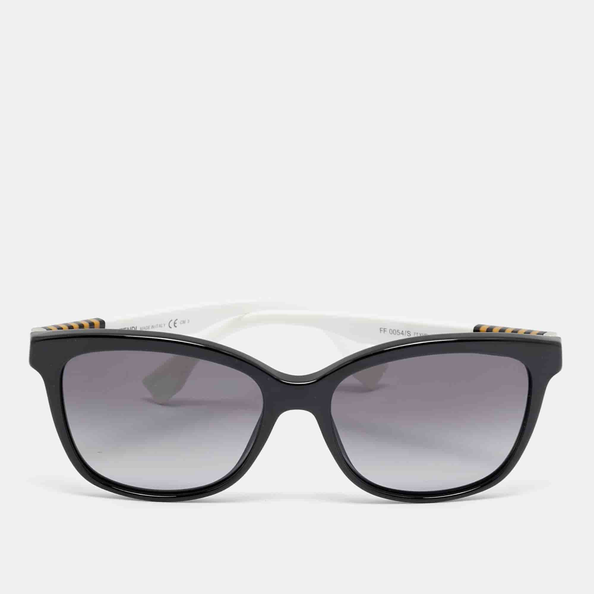 Fendi Black/White Gradient FF 0054/S Cat Eye Sunglasses
