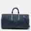 Louis Vuitton Keepall Bandouliere 50 Navy Monogram Denim Duffel Bag