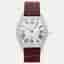 Cartier Tortue WA501009 Manual Winding Silver Dial 18k White Gold Women's Wristwatch 31mm