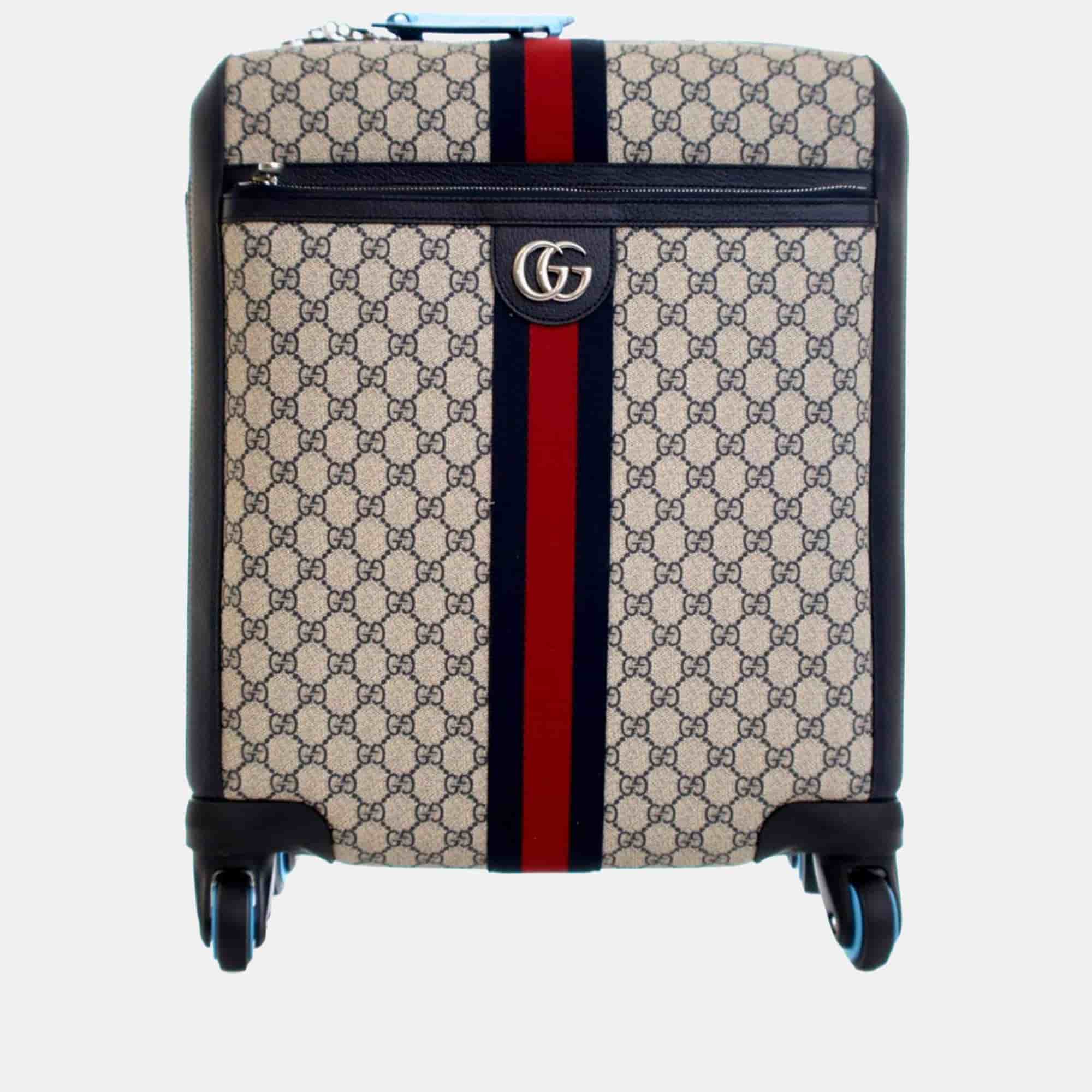 Gucci 40 GG Supreme Rolling Luggage