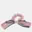 Chanel Pink Silk Hair Scrunchie