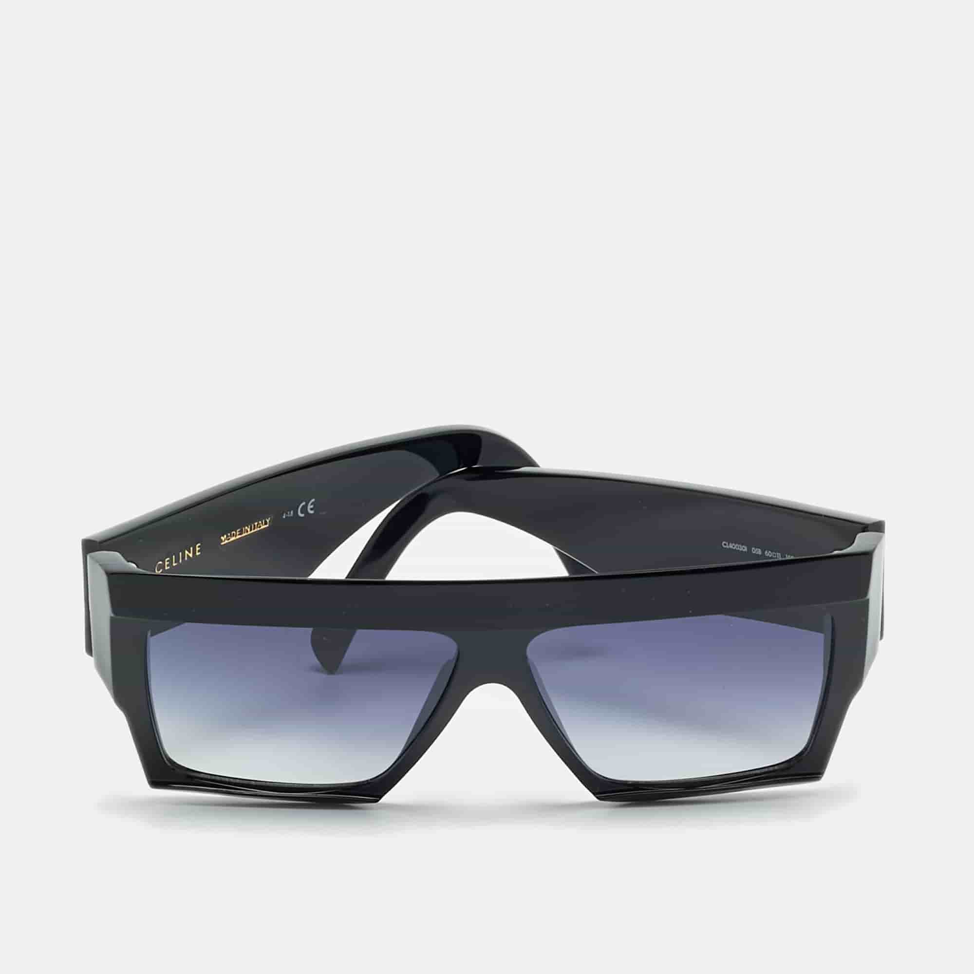 Celine Black Gradient CL40030I Flat Square Sunglasses