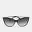 Emporio Armani Black Gradient EA 4030 Cat Eye Sunglasses
