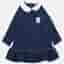Fendi Kids Blue Cotton Dress 24M