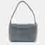 Alexander Wang Heiress Medium Blue Crystal Mesh Pouch