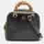 Gucci Bamboo Diana Mini Black Leather Dome Satchel