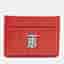 Burberry Lola Red Quilted Leather Card Holder