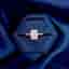 2.5 cts Radiant Lab Grown Diamond 14k Rose Gold Engagement Ring Size 52