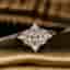 1.50 cts Marquise Cut Lab Grown Diamond 18k Yellow Gold Ring Size 52