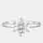 1.5 cts Round Lab Grown Diamond 18k White Gold Wedding Ring Size 52
