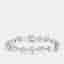 17 cts  Lab Grown Diamonds 18k White Gold Bracelet
