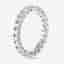 1.5 cts Round Lab Grown Diamonds 18k White Gold Ring Size 53