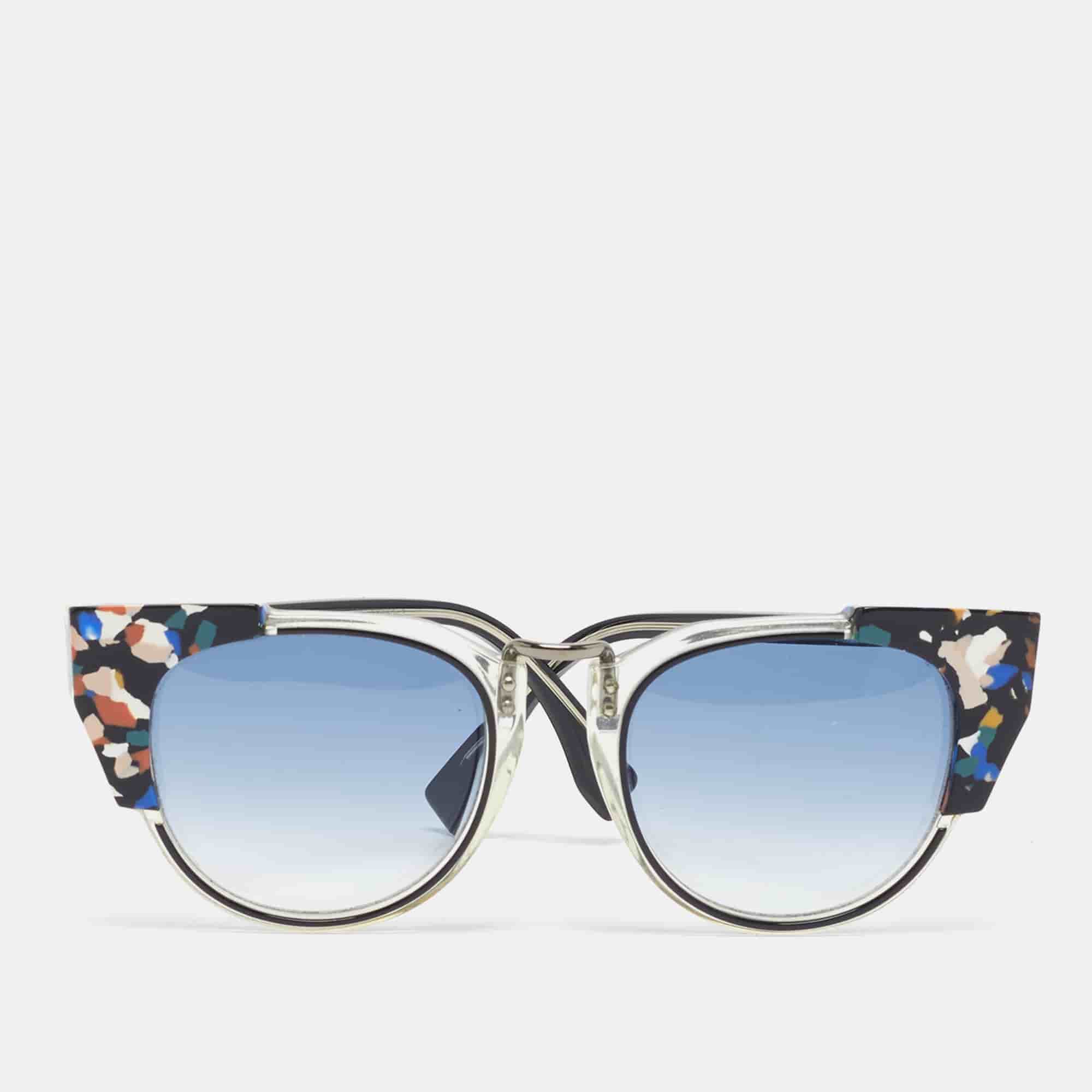 Fendi Blue Gradient FF0074/S Cat Eye Sunglasses