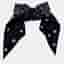 Chanel Black Bow Hilk Hair Scrunchie